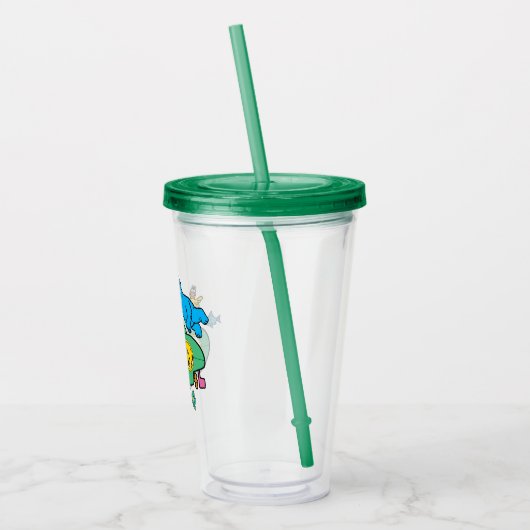 Cookie Monster en Sesame Pals Submarine Acryl Drinkbeker (Links)