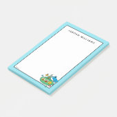 Cookie Monster en Sesame Pals Submarine Post-it® Notes (Schuin)