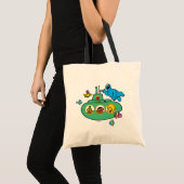 Cookie Monster en Sesame Pals Submarine Tote Bag (Voorkant (product))