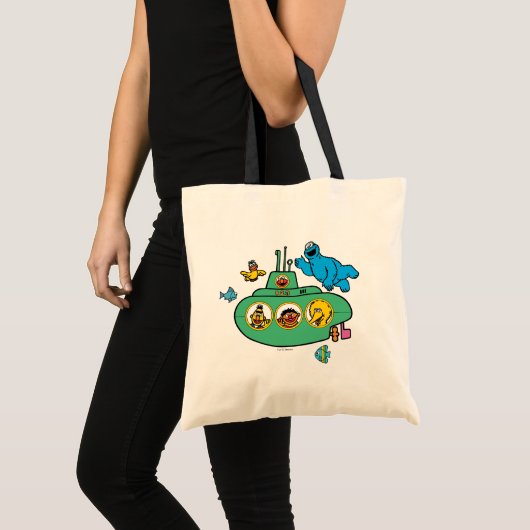 Cookie Monster en Sesame Pals Submarine Tote Bag (Voorkant (product))