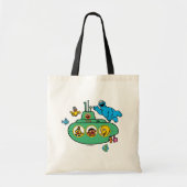 Cookie Monster en Sesame Pals Submarine Tote Bag (Voorkant)