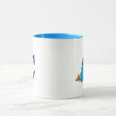 Cookie Monster Eten Cookies Monogram C Mok (Midden)