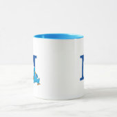 Cookie Monster Eten Cookies Monogram M Mok (Midden)