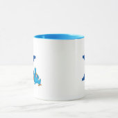 Cookie Monster Eten Cookies Monogram X Mok (Midden)