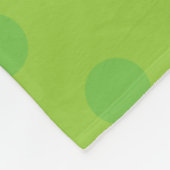 Cookie Monster Face | Jouw namen toevoegen Fleece Deken (Hoek)