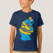 Cookie Monster | Fireman Costume T-shirt (Voorkant)