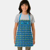 Cookie Monster Flower Pattern Schort (Insitu)