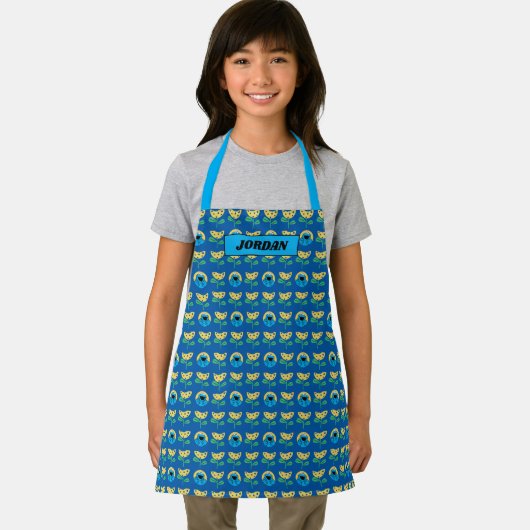Cookie Monster Flower Pattern Schort (Insitu)