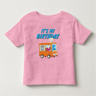 Cookie Monster Food Truck Het is mijn verjaardag Kinder Shirts