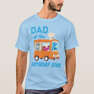 Cookie Monster Food Truck Papa van de Verjaardag M T-shirt