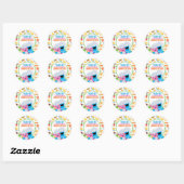Cookie Monster Foodie Truck Dank u Ronde Sticker (Vel)