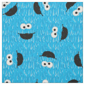 Cookie Monster Fur Face Pattern Stof (Swatch)