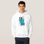 Cookie Monster Gekke Koekjes Hoodie (Voorkant volledig)