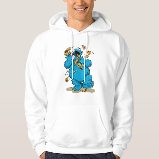 Cookie Monster Gekke Koekjes Hoodie (Voorkant)