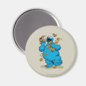 Cookie Monster Gekke Koekjes Magneet (Voorkant / Achterkant)