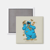 Cookie Monster Gekke Koekjes Magneet (Voorkant / Achterkant)