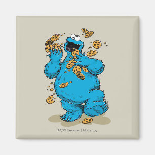 Cookie Monster Gekke Koekjes Magneet