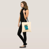 Cookie Monster Gekke Koekjes Tote Bag (Voorkant (model))