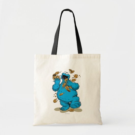 Cookie Monster Gekke Koekjes Tote Bag (Voorkant)
