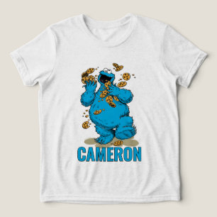 Cookie Monster Gekke Koekjes Tri-Blend Shirt