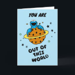 Cookie Monster | Gelukkige verjaardag Kaart<br><div class="desc">Bekijk dit leuke Sesamstraat-ontwerp met Cookie Monster.</div>
