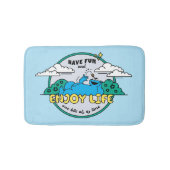 Cookie Monster | Geniet van het leven van één mijt Badmat (Voorkant)