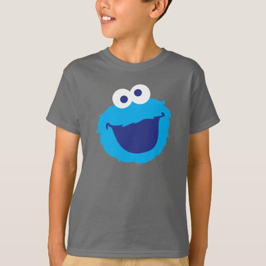 Cookie Monster Gezicht T-shirt (Voorkant)