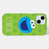 Cookie Monster Gezicht | Voeg je naam toe Case-Mate iPhone Case (Achterkant (horizontaal))