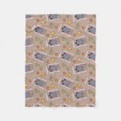 Cookie Monster Gezocht Patroon Fleece Deken (Voorkant)