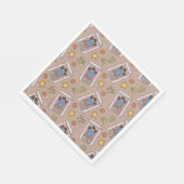 Cookie Monster Gezocht Patroon Servet (Hoek)