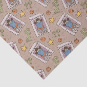 Cookie Monster Gezocht Patroon Tissuepapier (Detail)