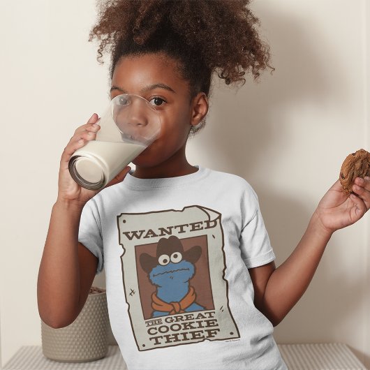 Cookie Monster | Gezocht Plakkaat T-shirt