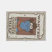 Cookie Monster | Gezocht Poster Fleece Deken (Voorkant (Horizontaal))