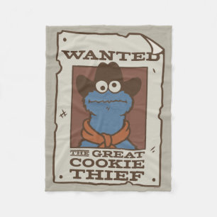 Cookie Monster   Gezocht Poster Fleece Deken