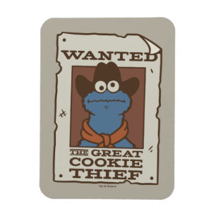 Cookie Monster Gezocht Poster Magneet