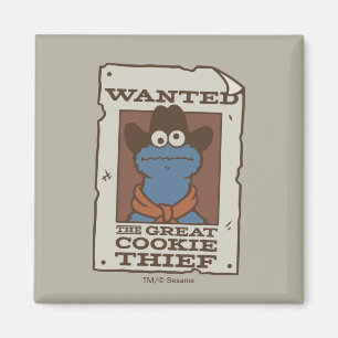 Cookie Monster Gezocht Poster Magneet