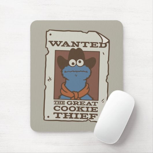 Cookie Monster | Gezocht Poster Muismat (Met muis)
