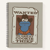 Cookie Monster | Gezocht Poster Notitieboek (Voorkant)