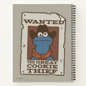 Cookie Monster | Gezocht Poster Notitieboek (Achterkant)