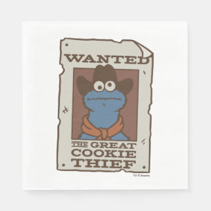 Cookie Monster   Gezocht Poster Servet