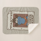 Cookie Monster | Gezocht Poster Sherpa Deken (Voorkant (horizontaal))