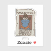 Cookie Monster | Gezocht Poster Sticker (Vel)