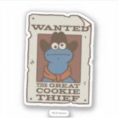Cookie Monster | Gezocht Poster Sticker (Voorkant)