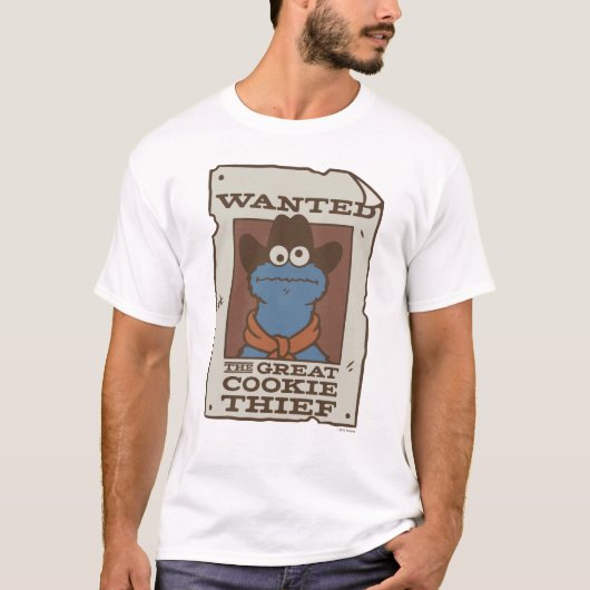 Cookie Monster | Gezocht Poster T-shirt (Voorkant)