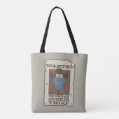 Cookie Monster | Gezocht Poster Tote Bag (Achterkant)