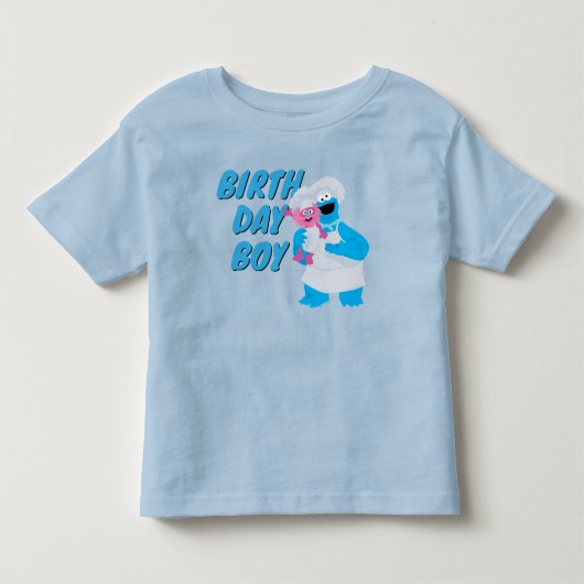 Cookie Monster & Gonger Verjaardagsprins Kinder Shirts (Voorkant)