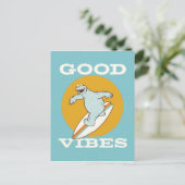 Cookie Monster Good Vibes Briefkaart (Staand voorkant)
