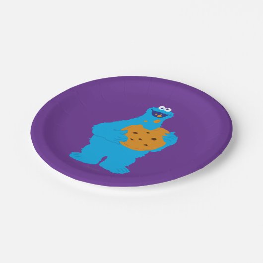 Cookie Monster Graphic Papieren Bordje (Gekanteld)