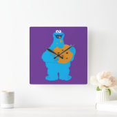 Cookie Monster Graphic Vierkante Klok (Huis)