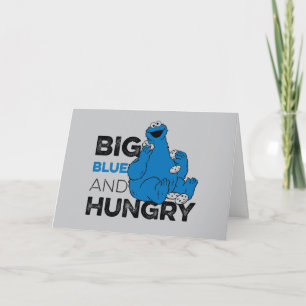 Cookie Monster   Groot blauw en Hongarije Kaart